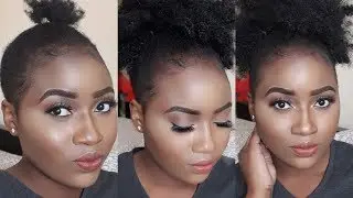 DIY: Drawsting Afro Puff Ponytail