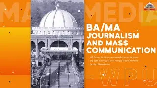 BA and MA in Journalism and Mass Communication at MIT-WPU