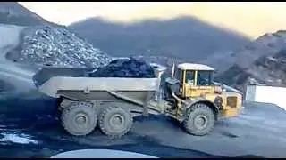 Volvo L 70 E : Un dia de trabajo en la pizarra