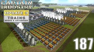 🚧Captain of Industry Update 3 - MUITA FUMA&Ccedil;A BRANCA! Torres de RESFRIA&Ccedil;&Atilde;O a Todo Vapor - Epi - 187