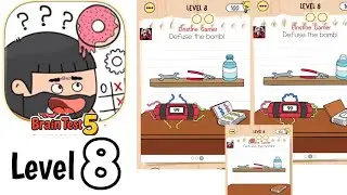 Brain test 5 level 8 Full Guide Walkthrough Solution