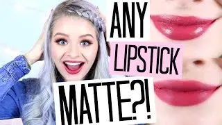 MATTE LIP TOP COAT?! MAKE ANY LIPSTICK MATTE! | sophdoesnails