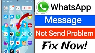 WhatsApp Message Not Sending Fix | WhatsApp Chat Problem | Message Failed to Send Problem fix ✅