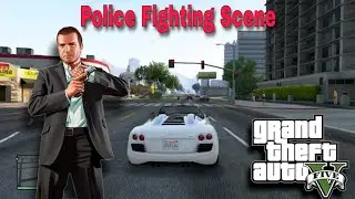 GTA 5 | Fighting With Police | Blast Cars By Guns | Cheat Code | Game play