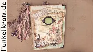 JunkJournal Oma's Kochbuch Flipthrough