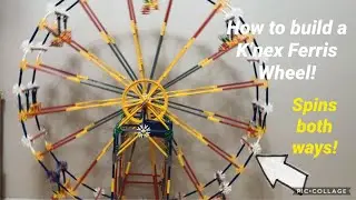 K'nex 3-IN-1 CLASSIC AMUSEMENT PARK Building Set! - How To!