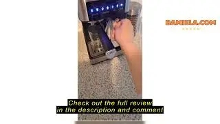 Review Klarstein 1.8L Coffee Machines with Milk Frother, 20 Bar Espresso Coffee Machine, Small 1350W