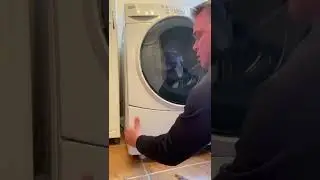 Kenmore washing machine, clean filter,  trap, front load washer!!  In 5 minutes #washingmachine