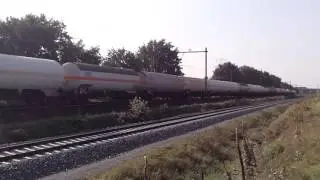 9.9.2015 Blerick the NL : Gas Tankers Freight Train! Extra Train?