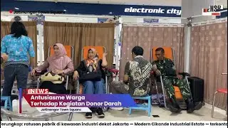 Kegiatan Donor Darah Digelar di Jatinangor, Warga Antusias Berpartisipasi