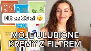 Najlepsze KREMY Z FILTREM do twarzy ✨od 20 zł 🌞