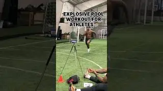Explosive pool workout for athletes #bouncy #sports #speed #athlete #sprint #explore