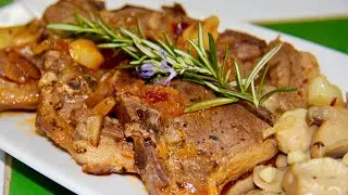 🥩 Irresistibles Chuletas de Cordero en deliciosa salsa al Romero 🥩