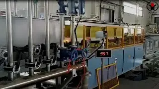 Top sale steel bar induction hardening tempering heating machine #steelbar #hardeningtemepring