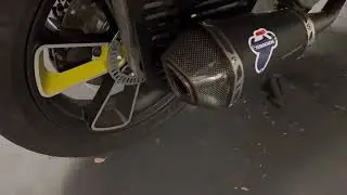 VESPA GTS Supertech HPE - Racing Exhaust TERMIGNONI Conical Black Edition - Sound with DB Killer