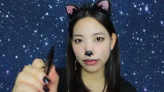 [ASMR] Doing Your Halloween 🐱 Makeup 𝖋𝖆𝖘𝖙 (Layered)