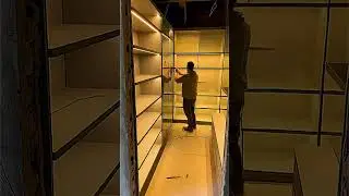 Luxury Walk-In Closet 😍 #InteriorDesign #FashionStyle #Shorts #YouTubeShorts