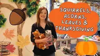 Preschool Squirrels, Acorns, Leaves, Thanksgiving Theme Week #2