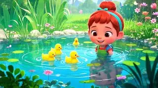 Ducky Wings Go Flap, Flap, Flap | Fun Duck Rhyme | Nursery Rhymes & Songs