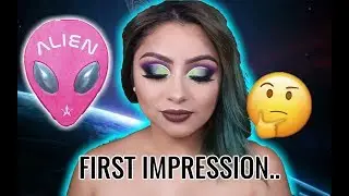 JEFFREE STAR ALIEN PALETTE TRY ON & REVIEW