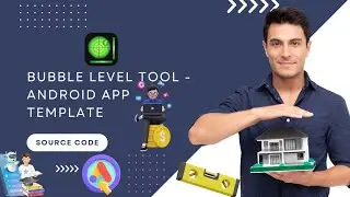 How to Create Bubble Level Tool Android App Template | Floor Plan Level Check | Contraction Wook