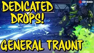 Borderlands 3 Legendary Weapons from 50 KILLS GENERAL TRAUNT (M4) *DEDICATED DROPS CONFIRMED*