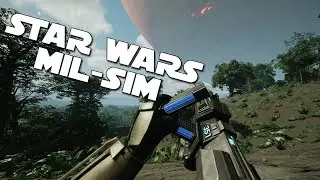 Playing as A Clone Commando in a Massive 100 Player Star Wars Battle