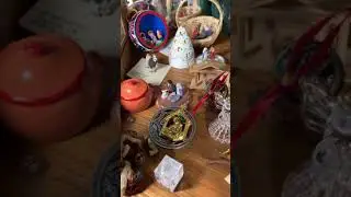 Marsha's Nativities in the 3 corner Curios.