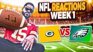 NFL REACTION | Green Bay Packers vs Philadelphia Eagles | WEEK 1 | 2024 Season