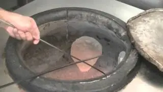 How is Naan made? (in the restaurants)