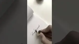 Traditional VS Modern Calligraphy : Script Example