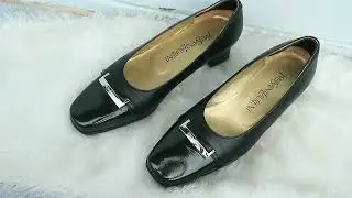 Review YSL vintage heels saint Laurent heels pump ysl shoes ysl vintage woman shoes vintage shoe