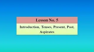 Lesson 5 : Start In Punjabi