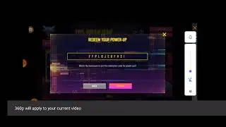 FFPL Power up redeem code