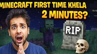 Minecraft First Time Khela Aur 2 Minute Mein Hi Mar Gaya 😂@gameplace2.0# #minecraft #viral vir