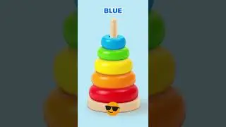 Learn Colors with Stacking Rings | Fun Color Learning for Toddlers & Babies #shorts