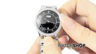 STORM Ladies' Slim X Crystal Watch (SLIM-X-CRYSTAL-BLACK)