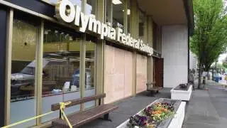Downtown Olympia businesses clean up after May Day mayhem