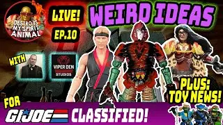 DIMSA Live Ep10: WEIRD IDEAS for GI JOE Classified with Birdman & Destro Designs