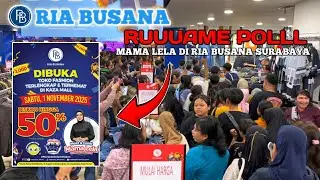 RAMEEE POLLL‼️MAMA LELA DI GRAND OPENING RIA BUSANA SURABAYA 