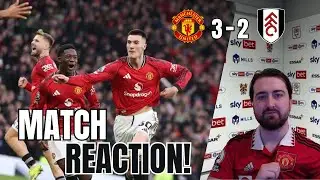 SESKO WINNER!!! - Manchester United vs Fulham Reaction