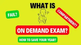 What is NIOS ON DEMAND EXAMINATION? | How to apply ON demand examination in NIOS