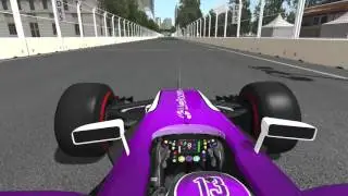 NRL | rFactor2 F1 2017 | Baku City Circuit Hotlap - 1:40.732