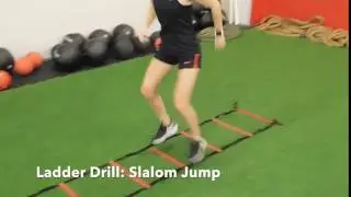 Ladder Drill: Slalom Jump