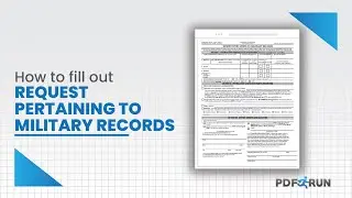 How to Fill Out SF-180 or Request Pertaining to Military Records | PDFRun