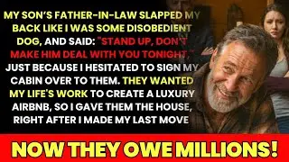 My Son&rsquo;s Father-in-Law slapped  My Back really hard and said, &ldquo;Stand up. Don&rsquo;t make him deal with yo
