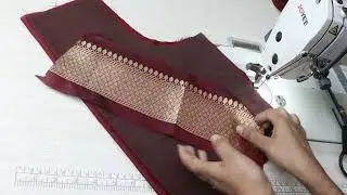 Model blouse back neck design cutting and stitching