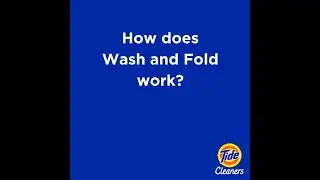 What is Wash and Fold?