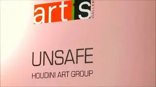 2018 - В ARTIS Gallery на Винзаводе HOUDINI group: Маша Лам, Кирилл Силантьев и Сергей Блох. UNSAFE.