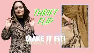 Thrift-Flip: как перешить винтажное пальто / сшить по размеру / Учебник по шитью своими руками